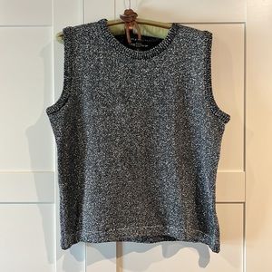 VINTAGE Lurex sparkle sweater vest